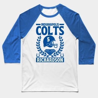 Indianapolis Colts Richardson 5 American Football Baseball T-Shirt